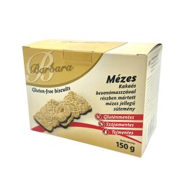   Mézes jellegű teasütemény étbevonó talppal 150g Barbara
