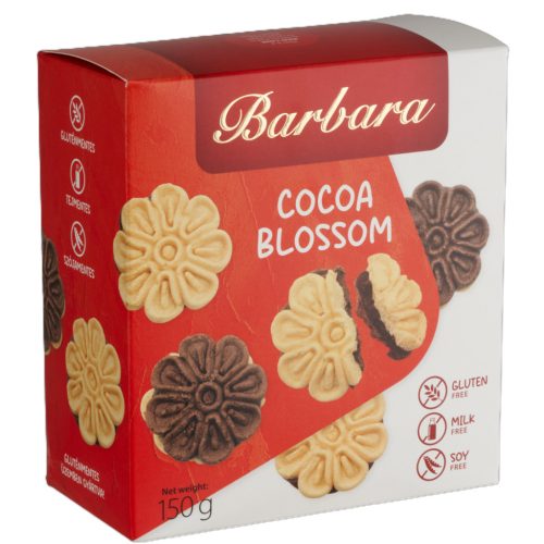 Kakaós krémmel töltött omlós keksz 150g Barbara